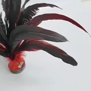 20cm Chinese Jianzi Hand Made Chicken Feather Shuttlecock Portable Foot Kick Handwheel Feather Shuttlecock Fitness Entertainment Kick Shuttlecock Colorful Chinese Jianzi Kicking Shuttlecocks