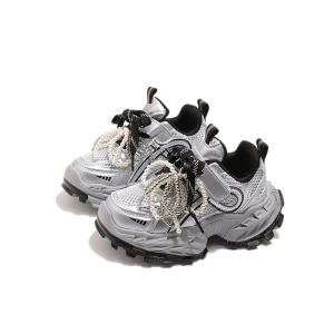 Fashionable Sport Shoes for Girls Soft Bottom Waterproof And Anti-Slip Dad Shoes Spring Autumn New Style Childrens Footwear