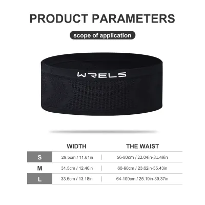 WRELS Sports Slim Waist Bag Soft Breathable And Highly Elastic For Men And Women #YB1002