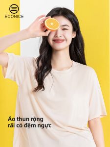 econice | Cup Integrated Padded Cooling Comfort T-Shirt Womens Top
