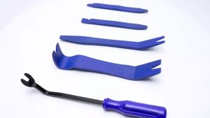 8Pcs Alat Perbaikan Lampu Car Trim Removal Tool Kit Panel Door Fastener Alat Congkel Dashboard Perbaikan Kit