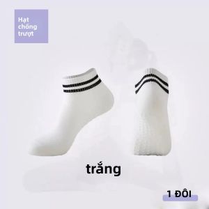 Tất Tập Yoga Chống Trượt Cho Nữ Tất Tập Yoga Có Sọc Đôi Bằng Silicon Dành Cho Tập Luyện Thể Thao Ballet