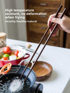 Modern Housewife Extra Long Chopsticks Heat Resistant for Fried Food Kitchen Special Use Chopsticks Super Long Hot Pot Chopsticks