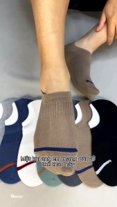 Combo 7 đôi tất lười nam GOMTAT chống tuột gót chất liệu cotton cao cấp mềm mại êm chân kháng khuẩn - D16-A080-CB7