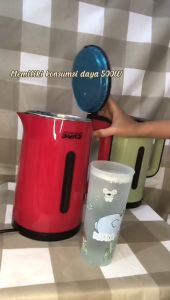 Teko Listrik Stainless 2.3 liter Electric Kettle Pemanas Air Electric Kettle Besar Otomatis mati sendiri