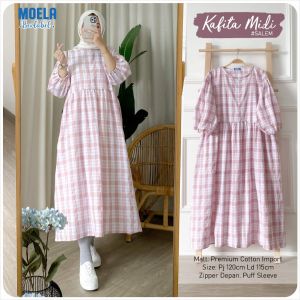 MIDI DRES KAFITA LD 105 by ORIGINAL MOELA BERLABEL
