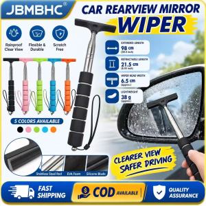 Jbmbhc Kính Thiên Văn gương ô tô Wiper 98Cm Tay cầm có thể kéo dài Kính Chắn Gió Squeegee silicon mềm Scraper miếng bọt biển chống trượt Grip Tự Động đồ dùng vệ sinh Đen Màu Hồng Màu Xanh Lá Cây Màu Cam