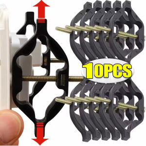 เครื่องซ่อมตลับเทป Polocat 10ชิ้น86ชนิดกล่องเต้าเสียบฝังผนังเครื่องมือซ่อมแซมกล่องมืดซ่อมแซมสวิตช์ปลั๊กสกรูเปลี่ยนก้านที่ยึดรองรับ