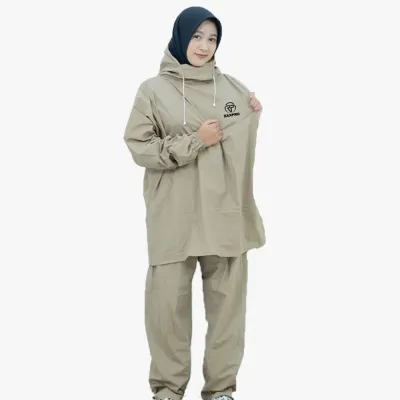 Zaxpro | Jaz Hujan Model Hoodie Untuk Pria Maupun Wanita | Mantol Mantel Hujan
