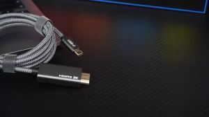 USB Type-C to HDMI Cord 4K USB C to HDMI Cable 2K 120Hz Compatible with Thunderbolt 4/3 for iPhone15 MacBook AiriPad XPS 17