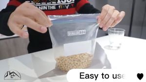 Multi-Size PE Sealable Fresh-Keeping Storage Bags for Kitchen Organization