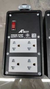 ปลั๊กงานช่าง 4x8 2กราต์วคู่ มีสวิทซ์ ไม่ต่อสาย สินค้ามี มอก ไทย