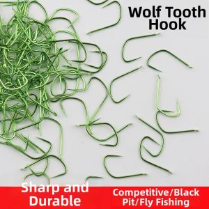 GUOLEDUOYUJU | Fishing Hooks For Wild Catch And Night Angling No Barbs Thin Wire New Kanto Style