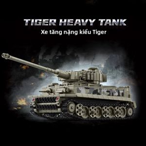 TAOZIAWA | Mô Hình Xe tăng IS2 Nặng Liên Xô Đồ Chơi Xây Dựng Quân Sự