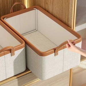 Household Foldable Clothing Storage Box Wardrobe Drawer Fabric Cabinet Underwear Shirt Storage