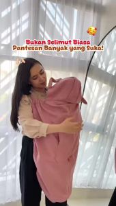 BABY LEON 4in1 Selimut Hoodie Klip Baby Selimut On The Go Baby Blanket Hoodie Selimut Stroller Penutup Stroller Blanket On The Go BS-338 Cover Asi Ibu Menyusui Selimut Double Fleece Handuk