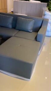 Kawa  รุ่น Tsuki โซฟา L-Shape หนังPVC  เช็ดทำความสะอาดได้ง่าย กันน้ำ กันฝุ่น แข็งแรง ทนทาน