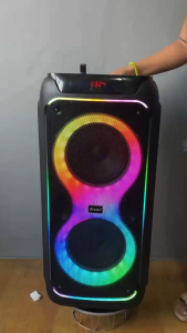 Speaker BTS-2109 Brodu 8 Inch Bluetooth Speaker with 1 Rechargeable Wireless Microphone