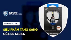 Bóng Led GPNE R6X Chân HB4-9006 2 Chế Độ Màu Trắng Vàng Siêu Sáng