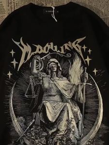 （จัดส่งตลอด 24ชั่วโมง）เสื้อวินเทจผู้หญิง oversize สไตล์เกาหลี เสื้อยืดโอเวอร์ไซส์แขนสั้นคู่รัก ใส่ได้ทั้งชายและหญิงS-3XL