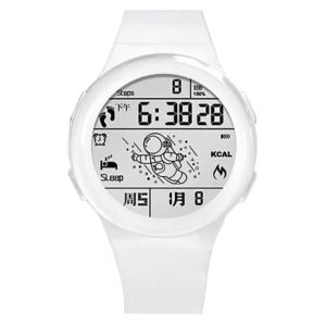 Sports Waterproof Student Watch for Junior High School Boys And Girls with Alarm Clock Function Rubber Band Digital Display