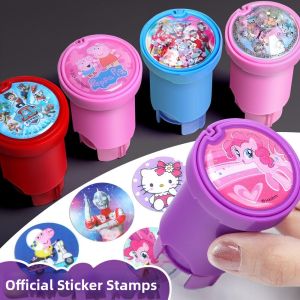 QIFUXING | Magic Cartoon Stamp Sticker Machine Children Reward Toy