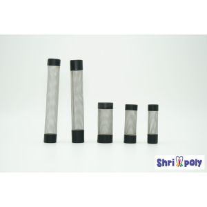 Aquarium Inflow Filter Guard - Rubber/Stainless Steel - Suitable for Shrimp or Planted Tank - Multiple Sizes Available