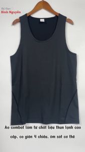 Áo Pro Combat ba lỗ nam áo ba lỗ thể thao tập gym bóng đá bóng rổ co giãn thấm hút mồ hôi tốt