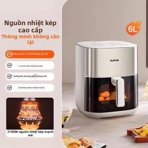 Supor | Nồi Chiên Không Dầu Cửa Kính Đa Năng Cảm Ứng Thông Minh