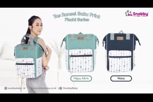 Snobby Tas Bayi Ransel Flechi Saku Print - SBT7074