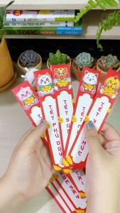 Sỉ 10 Set (120 BAO LÌ XÌ) bao lì xì lixi gieo quẻ 2024- kem túi kiếng từng set