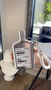 Stainless Steel Flask Bottle Portable Outdoor Camping Flagon coffee milk tea Pot