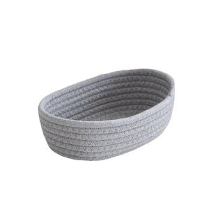 Nordic Cotton Rope Woven Storage Baskets Organize Boxes Desktop Sundries Organize Basket Sundries Key Cosmetics Storage