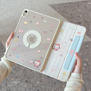 Zoyu | Magnetic Detachable Pen Slot Full Body Lightweight Transparent iPad Case