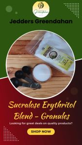 Greendahan Sucralose Erythritol Blend Granules 2x Sweetness 1 kg- Zero Calorie SweetenerNO MALTODEXTRIN