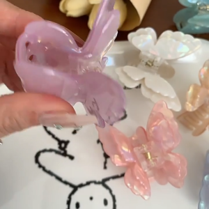 Jepit Rambut Kupu Kupu Premium Jedai Butterfly Korean Style Hairclaw Aesthetic