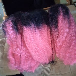 Rambut Sambung Afro Kribo / Afro Kribo. Panjang 30cm.