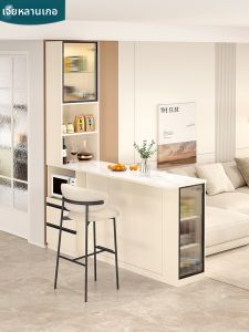 JIALANGE | Kitchen Partition Cabinet & Bar Counter One Piece