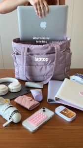 BAGSMART Tote Bag Women 15.6 Inch Laptop Waterproof Shoulder Bag Lightweight Handbag Travel Work Gym