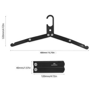 Giá Phơi Đồ Di Động Tối Ưu Của Mountainhiker Móc Treo Bằng Nhôm Có Thể Gập Lại Để Du Lịch Ngoài Trời Và Sử Dụng Tại Nhà Phụ Kiện Lều