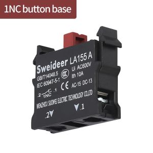 22mm Mushroom Emergency Stop Button Switch with Light Emergency Stop Power Switch Control Electrical Starter Switch 220V 10A NC