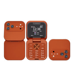 SERVO | SERVO I18 PRO Foldable Mobile Phone 1.77" Screen Dual SIM Magic Voice FM Radio 3.5mm Jack Flashlight Blacklist Feature Cellphone