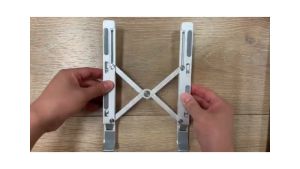 FAST DELIVERY NUOXI Stand Holder Laptop Aluminium Portable Lipat Foldable Adjustable 12-17 Inch