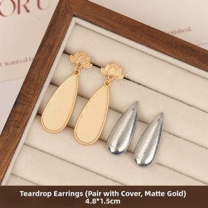 Geometric Teardrop Ancient Style DIY Earrings