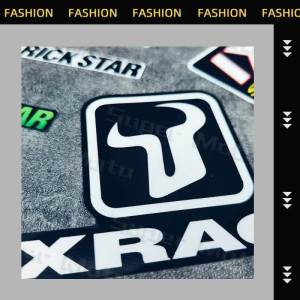 MOTO Sponsor TRICK STAR IXIL Racing Exhaust Reflective Stickers Motorcycle Refit Accessories Helmet Body Fender Three Decoration Decal