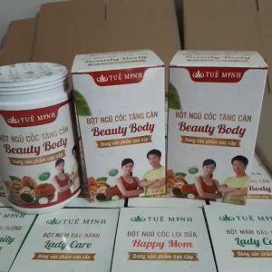 Bột ngũ cốc tăng cân Tuệ Minh 25 loại hạt dinh dưỡng cao cấp tốt cho sức khỏe giúp tăng cân tăng cơ (hộp 500g)