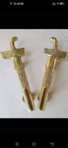 Handle Pintu Kuningan/ Handle Pintu Pusaka/ Handle Pintu / Pegangan Pintu Rumah/ Tarikan Pintu