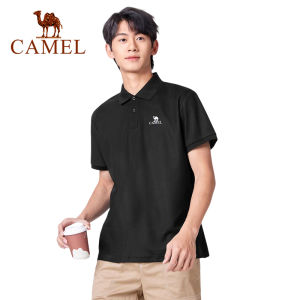 เสื้อผู้ชายกันความชื้นแห้งเร็วดูดซับเสื้อโปโลอูฐ