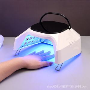 Wireless charging 86W Nail Lamp portable intelligent induction phototherapy machine handheld nail art UV LED lamp for Home
