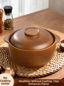 PINGDINGSHAQI | Non-coating Ceramic High-temperature Cooking Pot For Gas Stove